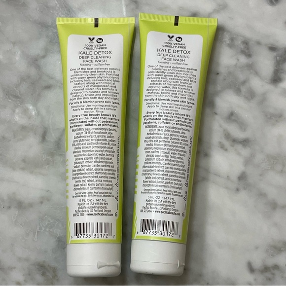PACIFICA Kale Detox deep cleaning face wash - Picture 2 of 3